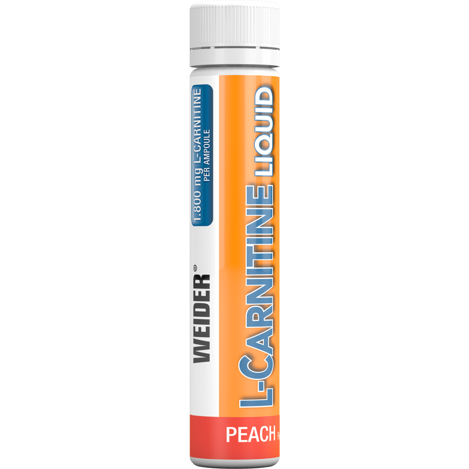 L-Carnitine Liquid 1.800 mg - 20x25ml - Pfirsich