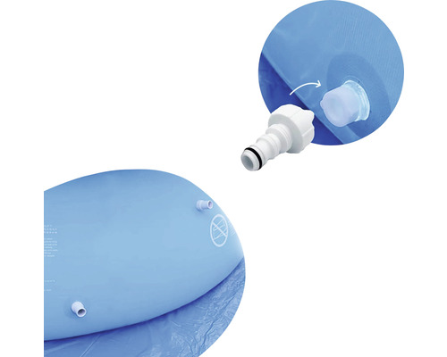Opzetzwembad Fast-Set-Pool rond Ø 240x63 cm zonder accessoires blauw