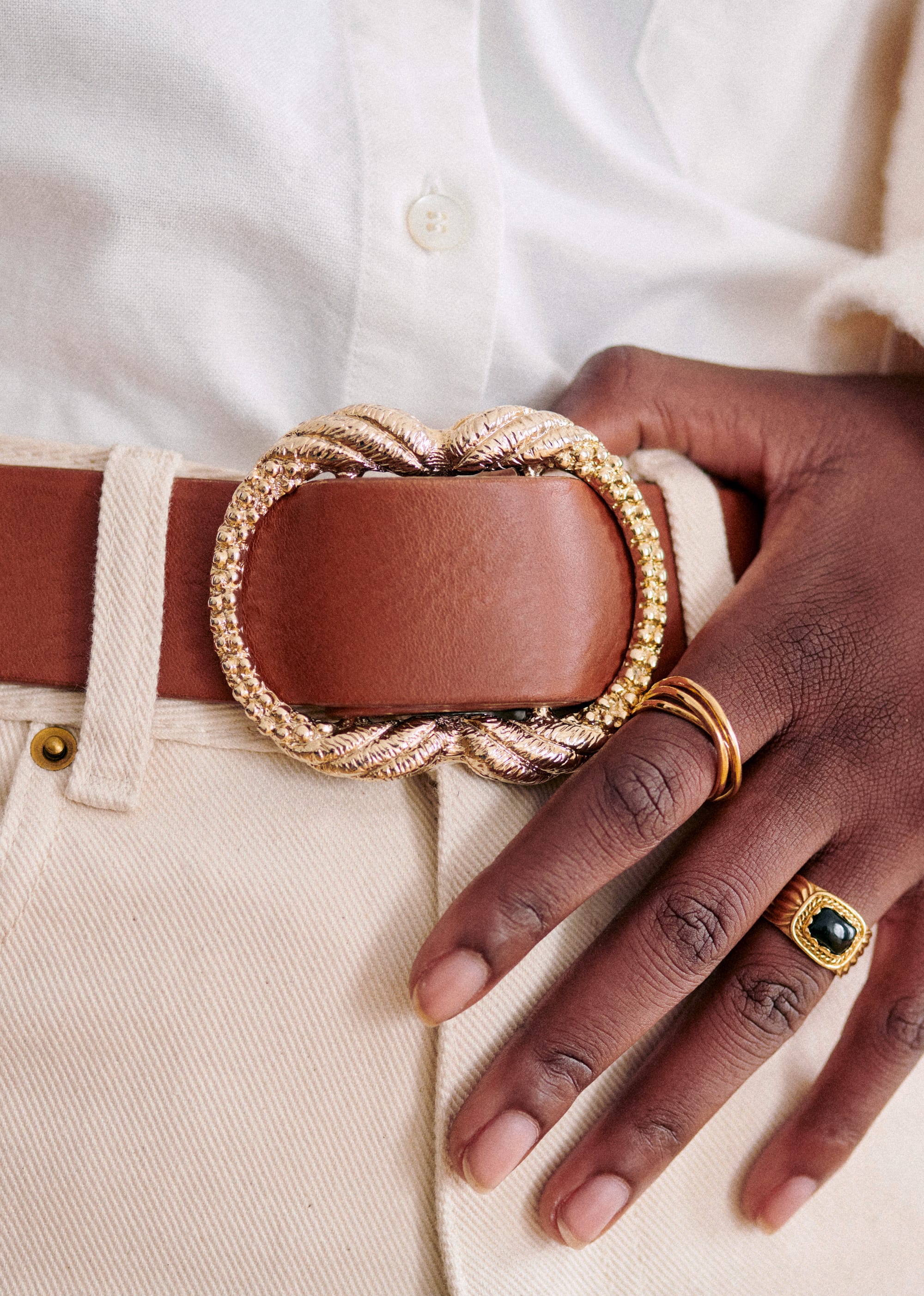 Ceinture Artemis - Cuir naturel héritage - E-SHOP/CEINTURES 5905886