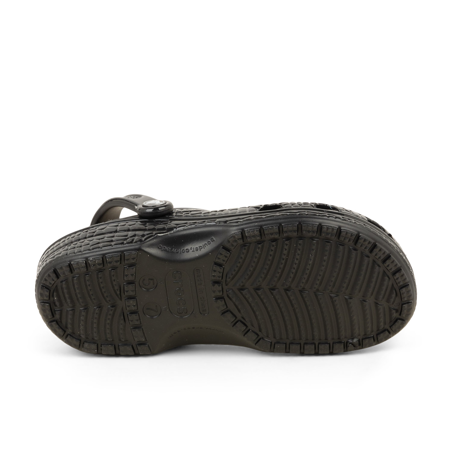 Tongs et crocs femme CROCS CLASSIC METALIC CROCSKIN