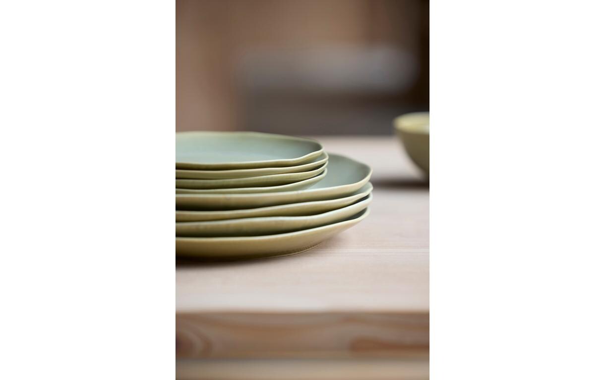 Schale Shoku 12.5 cm, 6 Stück, GrünSchalen-Set aus Steinzeug