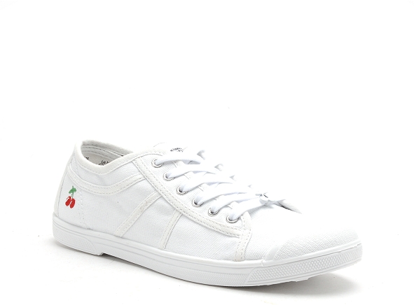 Le temps des cerises basses femme ltc basic 02 blanc