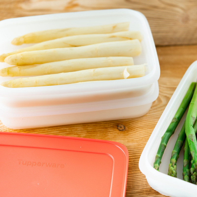 Eiskristall Stapelprofi Platzsparender Gefrierbehälter für Steaks, Schnitzel sowie Blätterteigstückchen, Stangenbohnen und vieles mehr