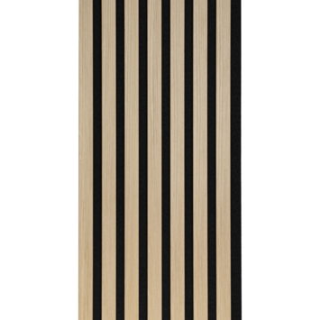 Lattenwand Decowall Acoustic natuur eiken 260x30cm,2 stuks (1.56m2)