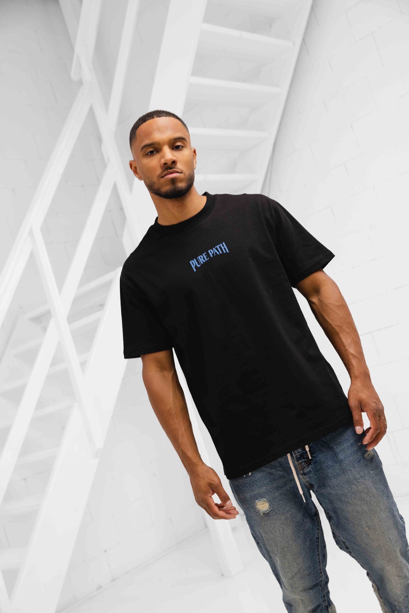 Pure Path Sutherland Observatory T-Shirt Heren Zwart