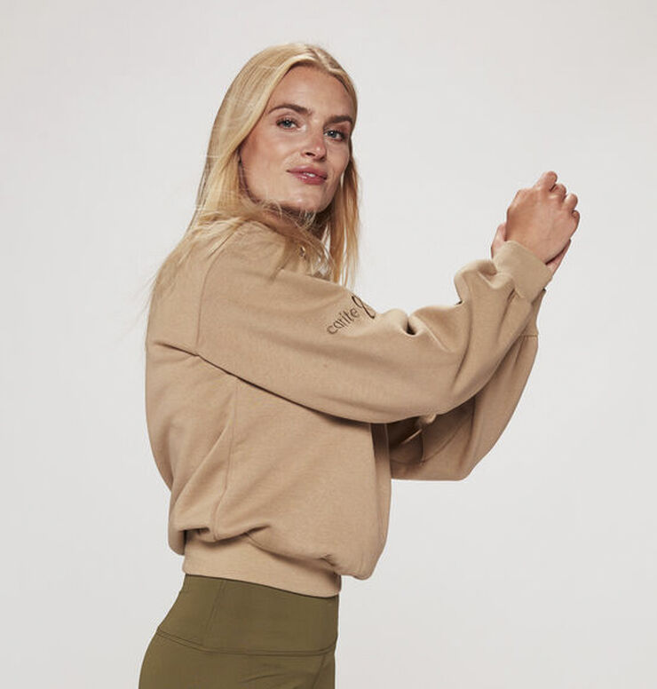 Carite Round Neck sweatshirt Brun