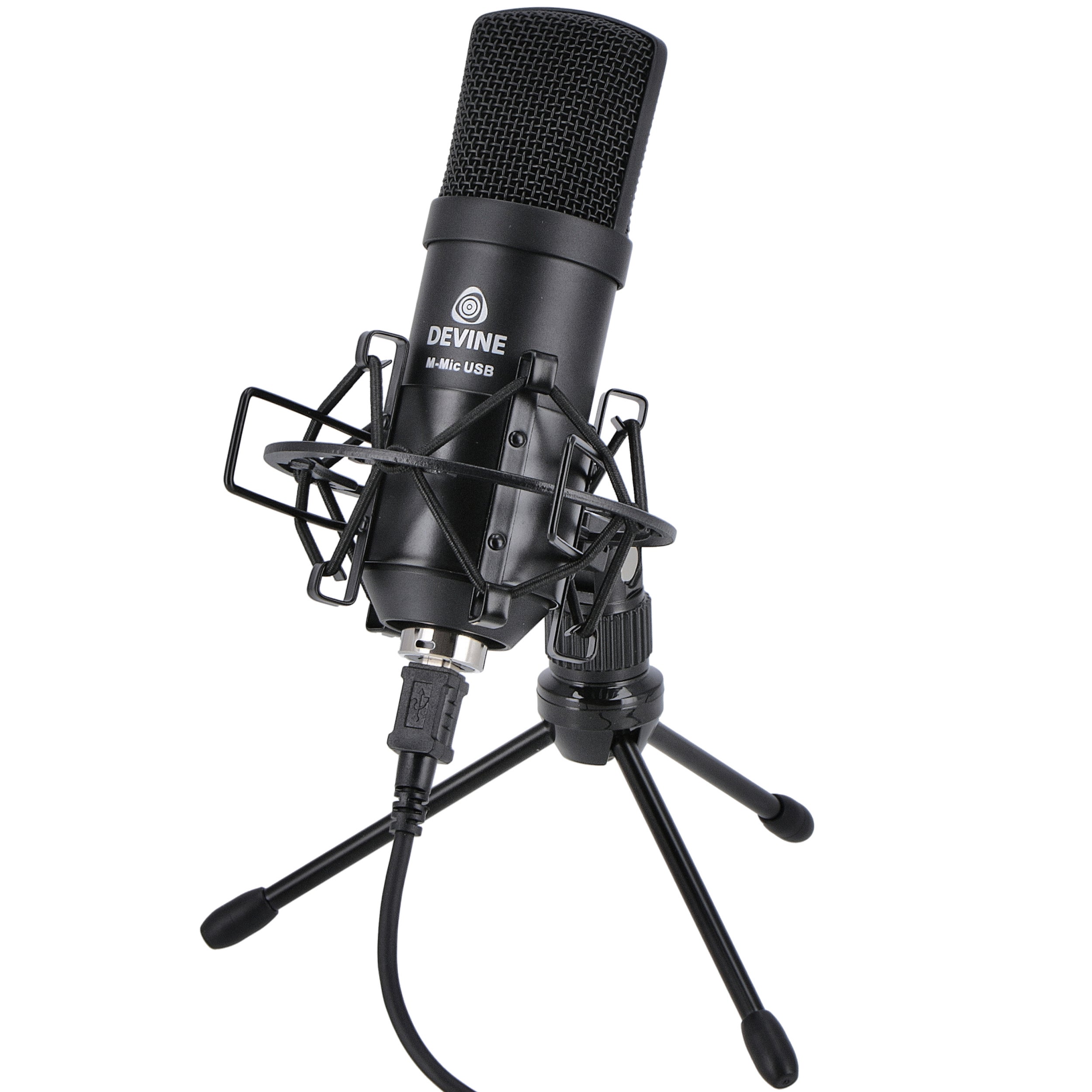 Devine M-Mic USB BK condensatormicrofoon zwart