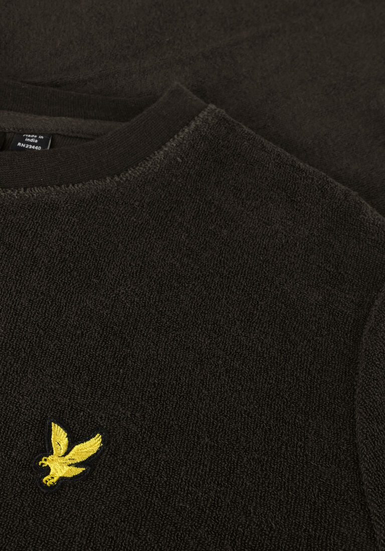 LYLE & SCOTT olijf lyle & scott t-shirt towelling t-shirt