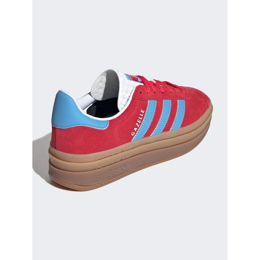 adidas Original Gazelle Bold Chaussures - Rouge/Bleu Femme