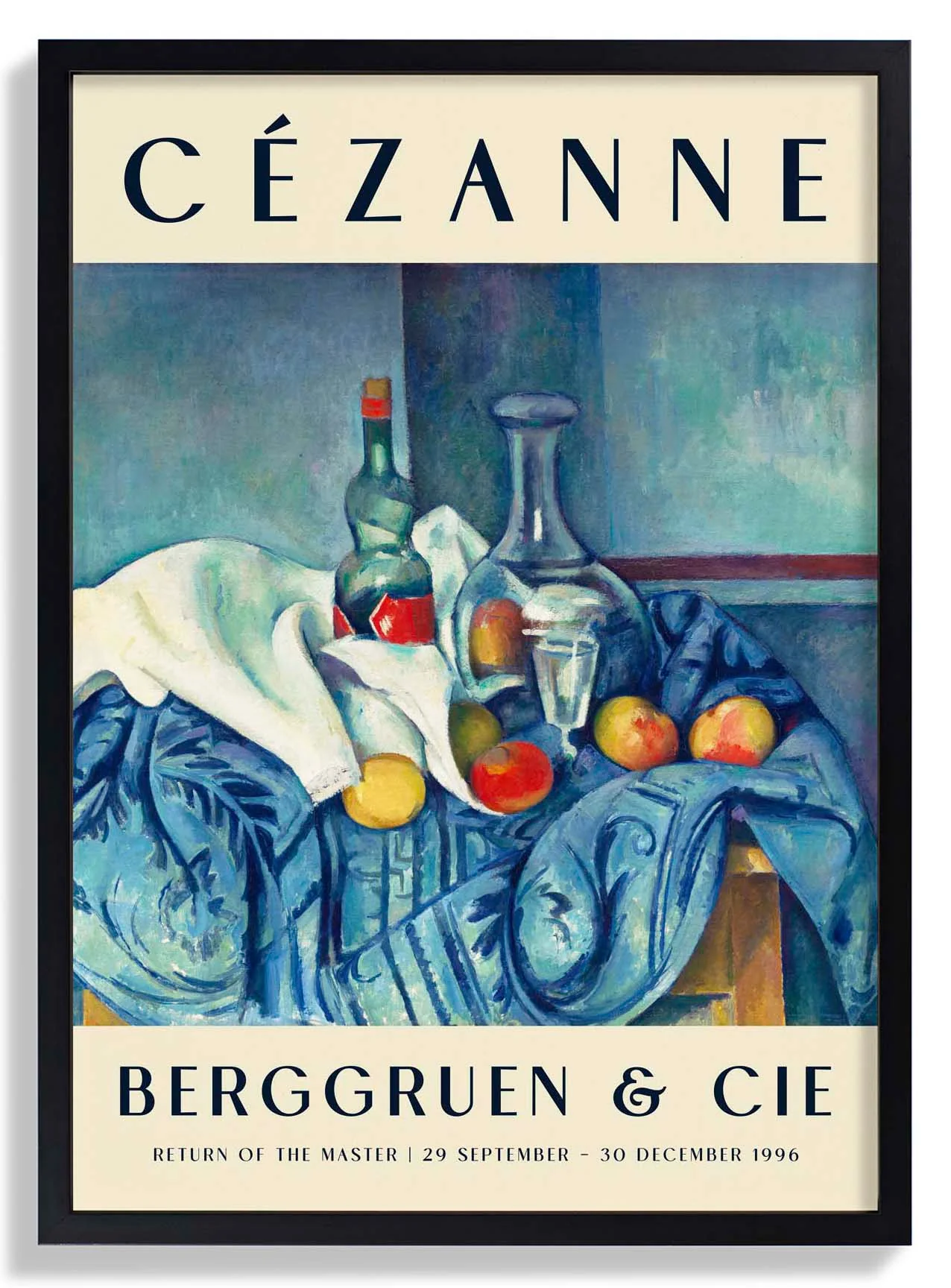 Die Pfefferminzflaschen-Kunstausstellung von Paul Cézanne
