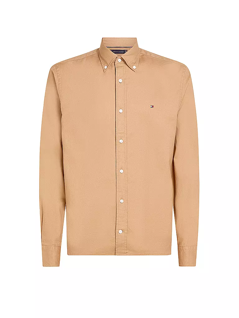 TOMMY HILFIGER Hemd Regular Fit camel
