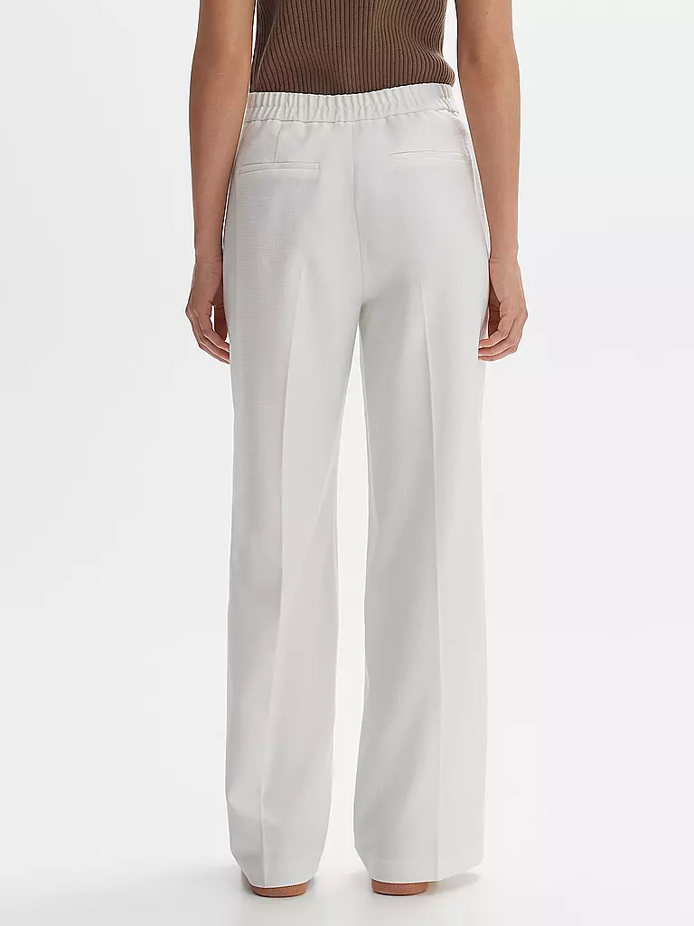 OPUS Marlenehose MARZENA ASYMMETRIC creme