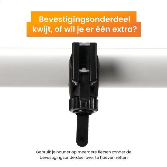 R2B® Bevestigingsonderdeel voor fietshouder model Den Haag