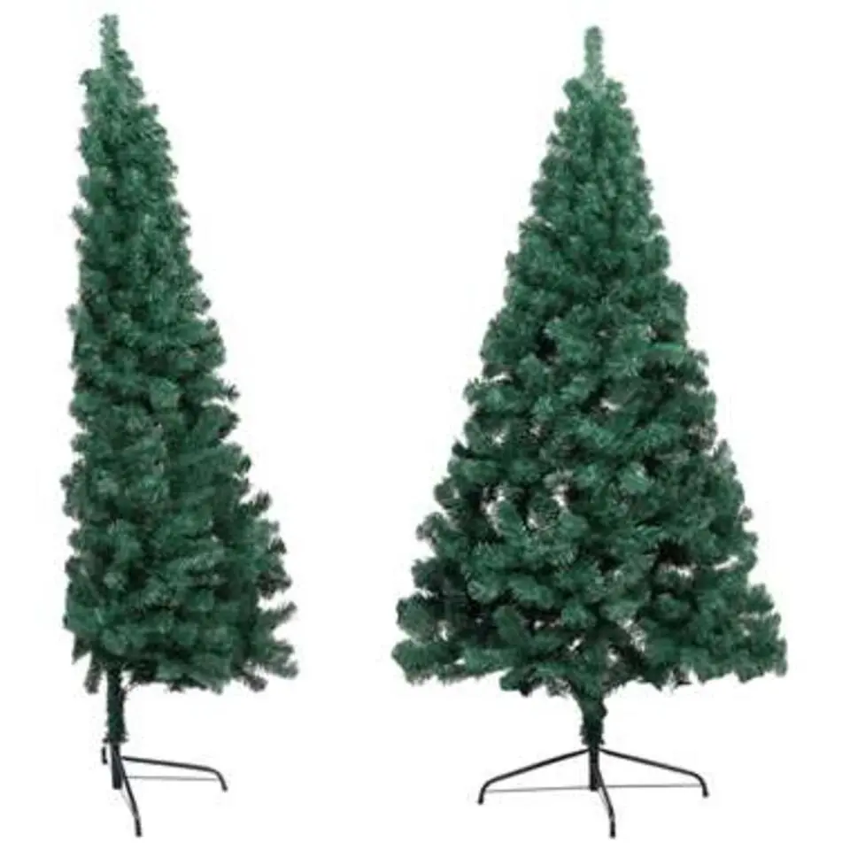 vidaXL - Halve Kerstboom - Groen - 210 x 120 cm