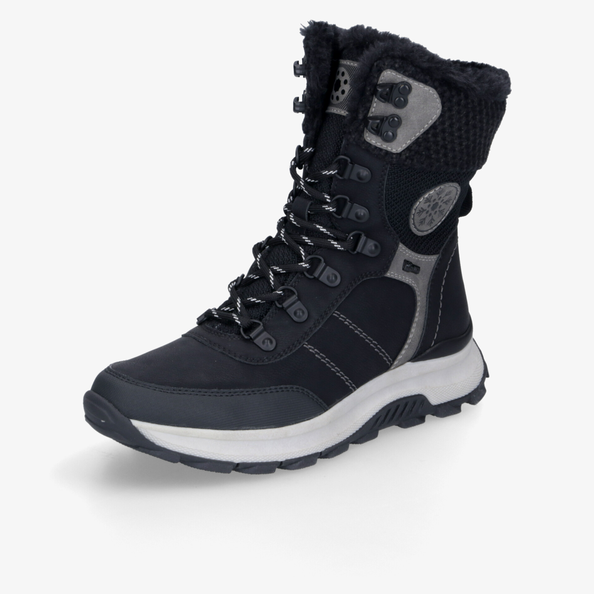 Relife Damen Winterstiefel schwarz