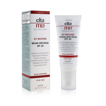 EltaMD Protetor Solar Facial Físico UV Restore FPS 40 - Com Cor  57g/2oz