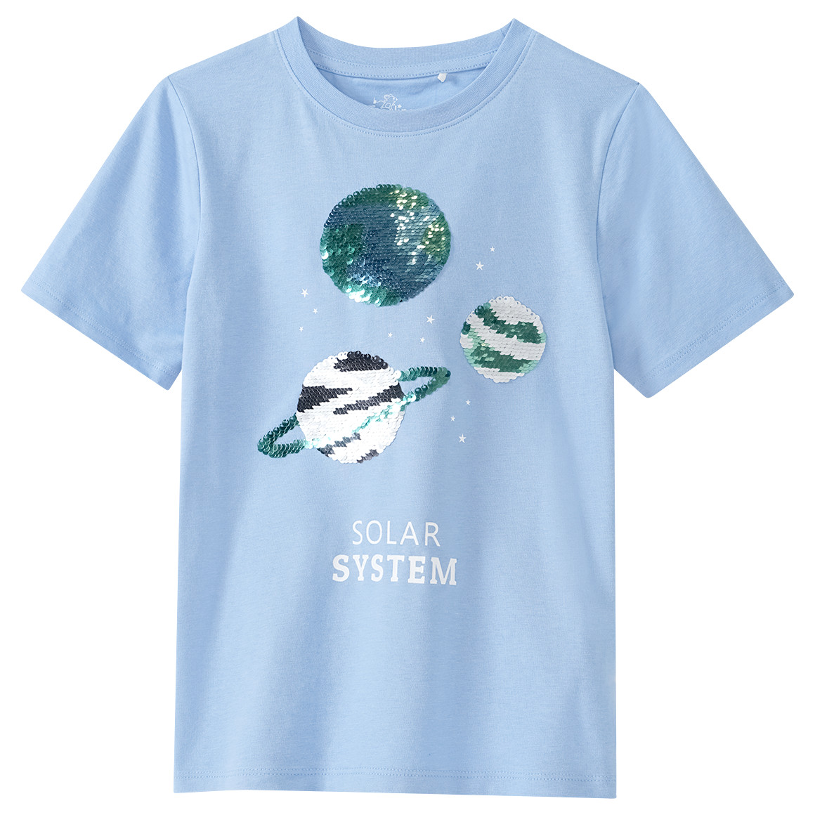 Topolino Jungen T-Shirt mit Wendepailletten hellblau