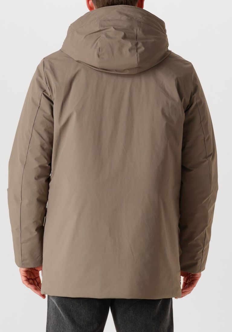 taupe woolrich parka's stretch arctic parka
