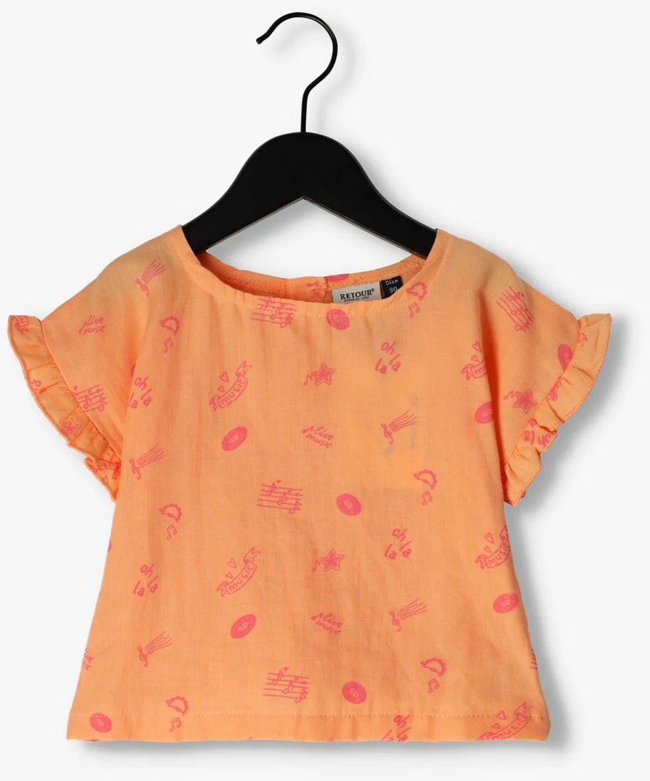 RETOUR oranje retour t-shirt yiona