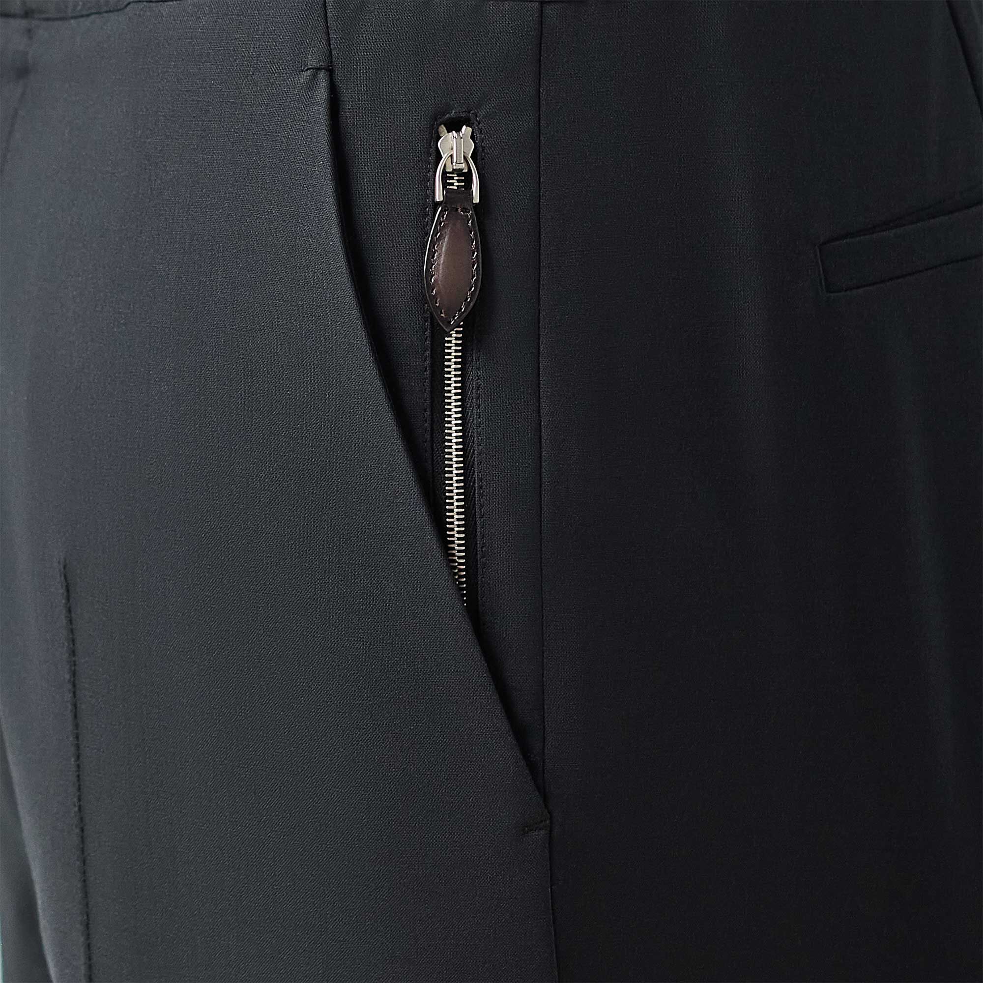Pantalon De Jogging En Gabardine De Laine Stretch