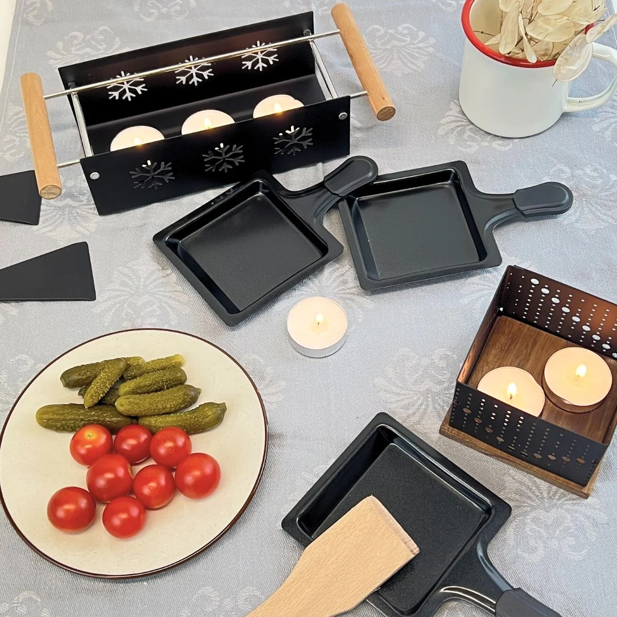 Raclette a la bougie 2 personnes Fackelmann spécialités culinaires Fac