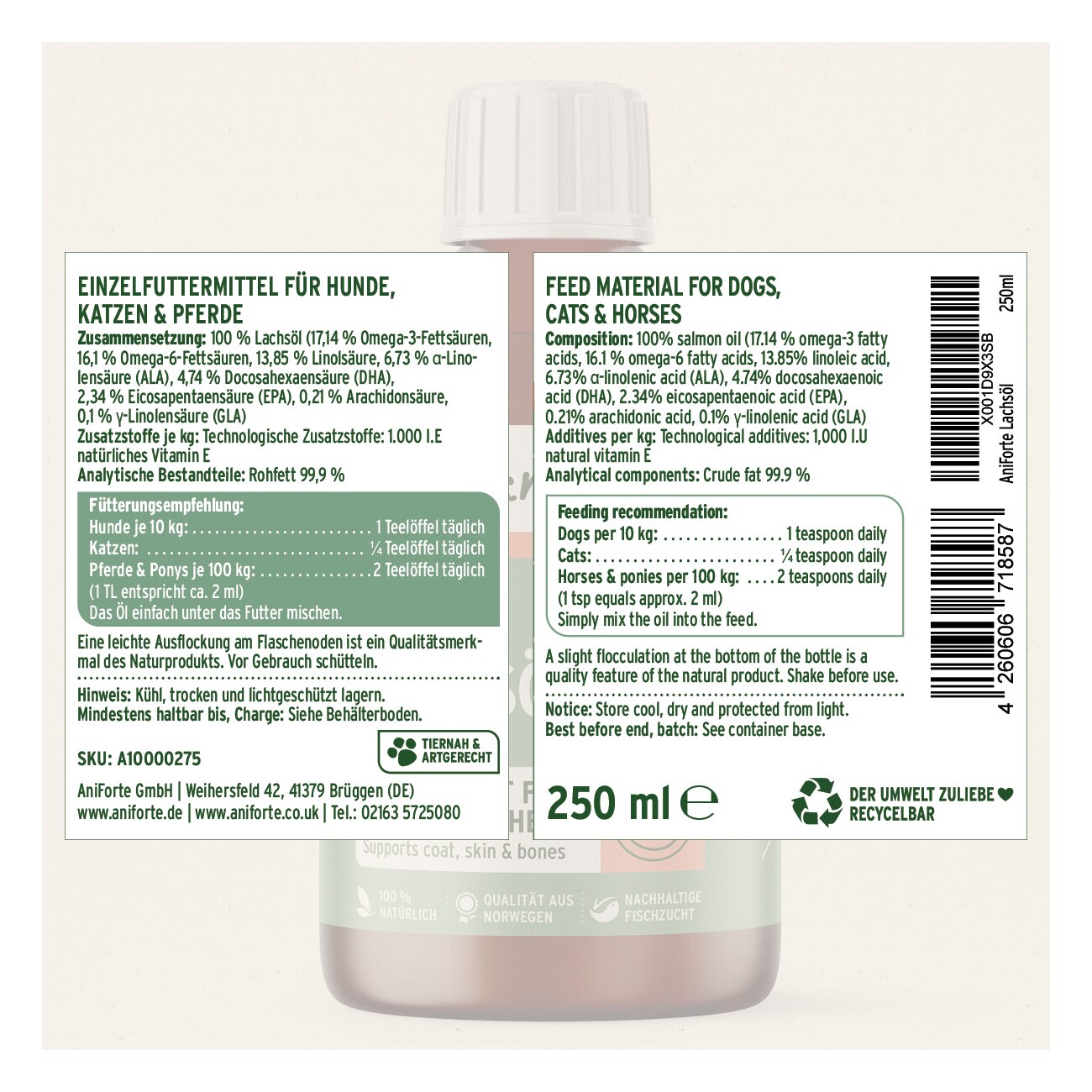 AniForte Lachsöl 250 ml