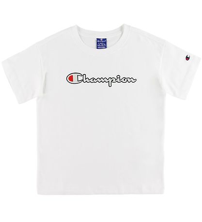 Champion Fashion T-Shirt - Weiß m. Logo