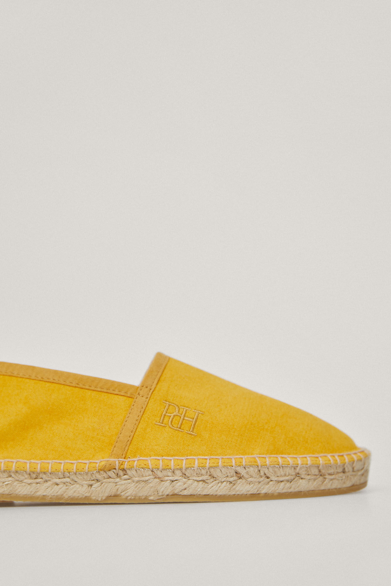 Cabresto de tecido e couro - Amarelo