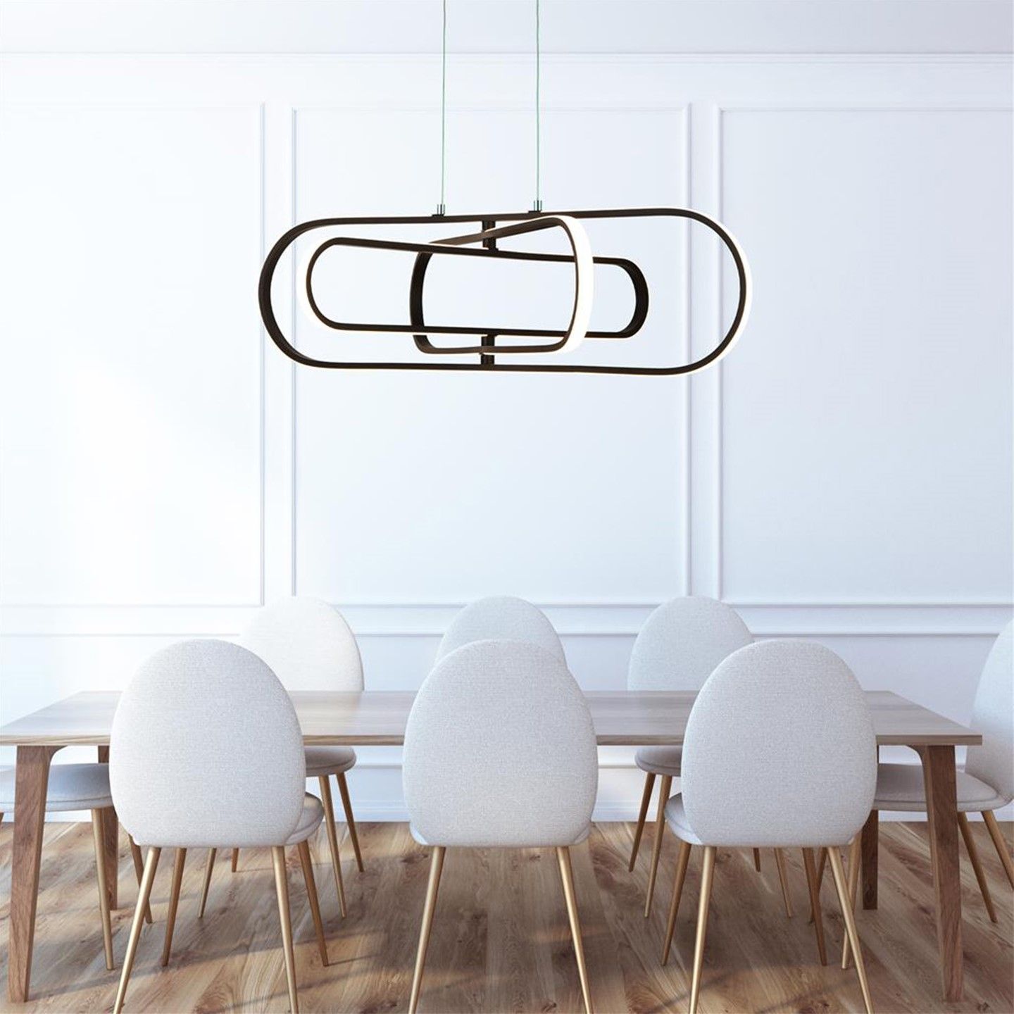 Hanglamp 61775BK Clip B74.5 x D80 cm
