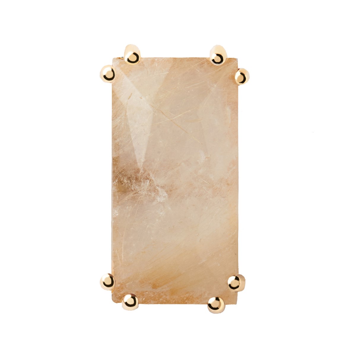 Boucle d'oreille individuelle PdPaola Maiko Rutile