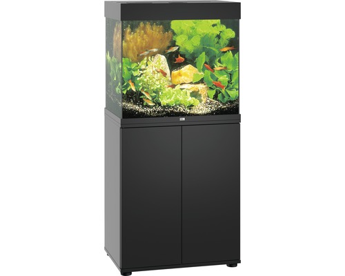 JUWEL Lido 120 SBX aquariumcombinatie met LED-verlichting, verwarming, filter en zwarte kast
