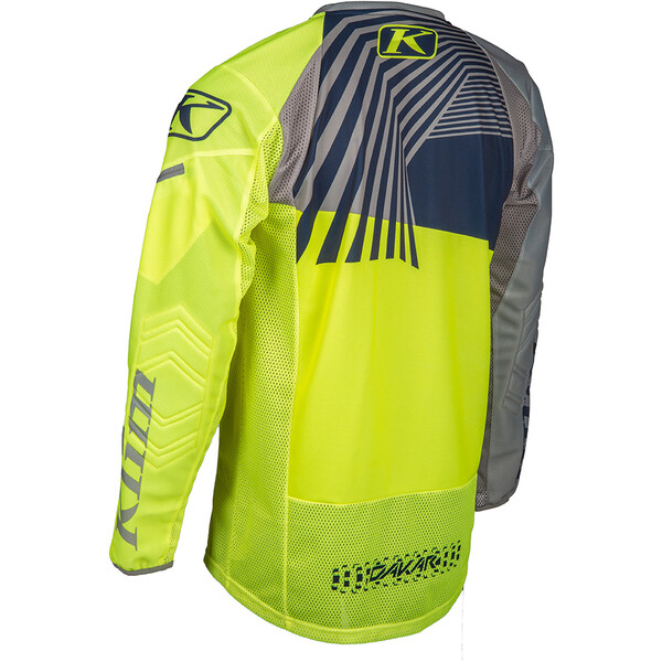 Klim - Maillot Dakar Jaune fluo / Gris