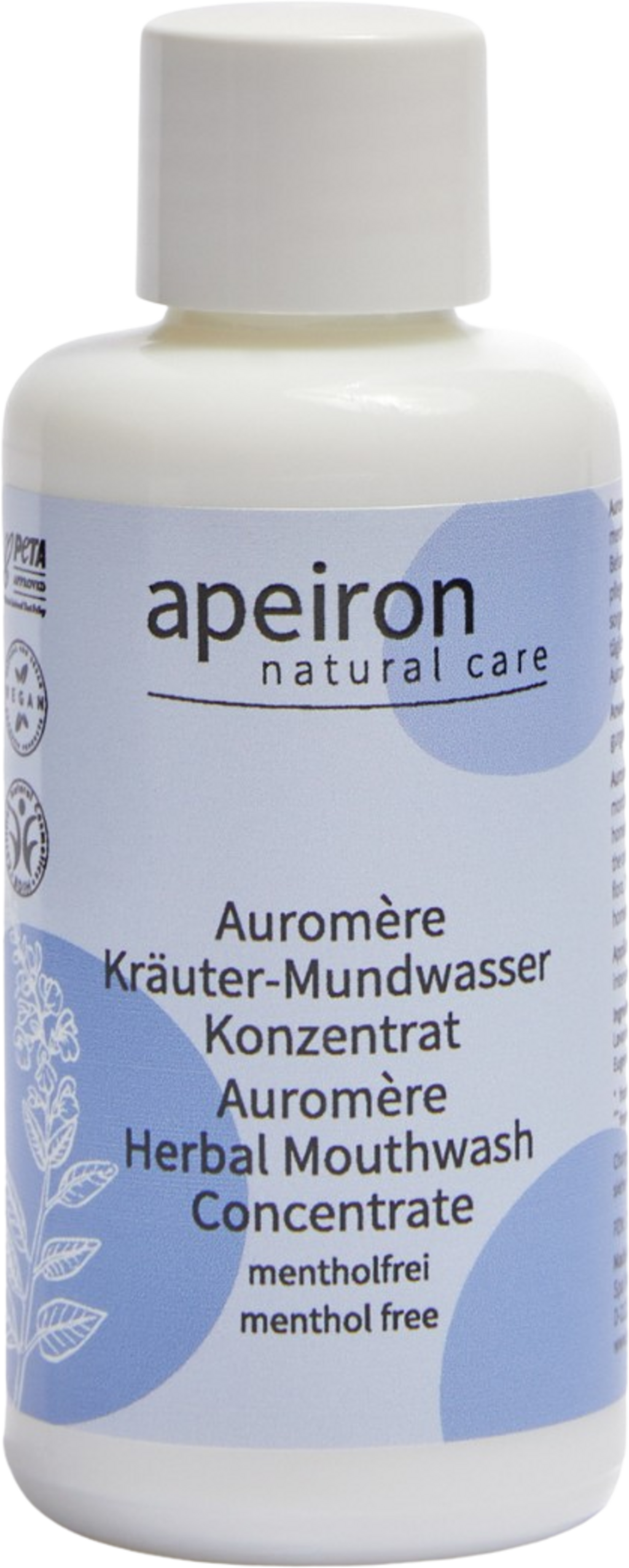 Apeiron  Auromère Kräuter-Mundwasser Konzentrat homöopathieverträglich, 100 ml