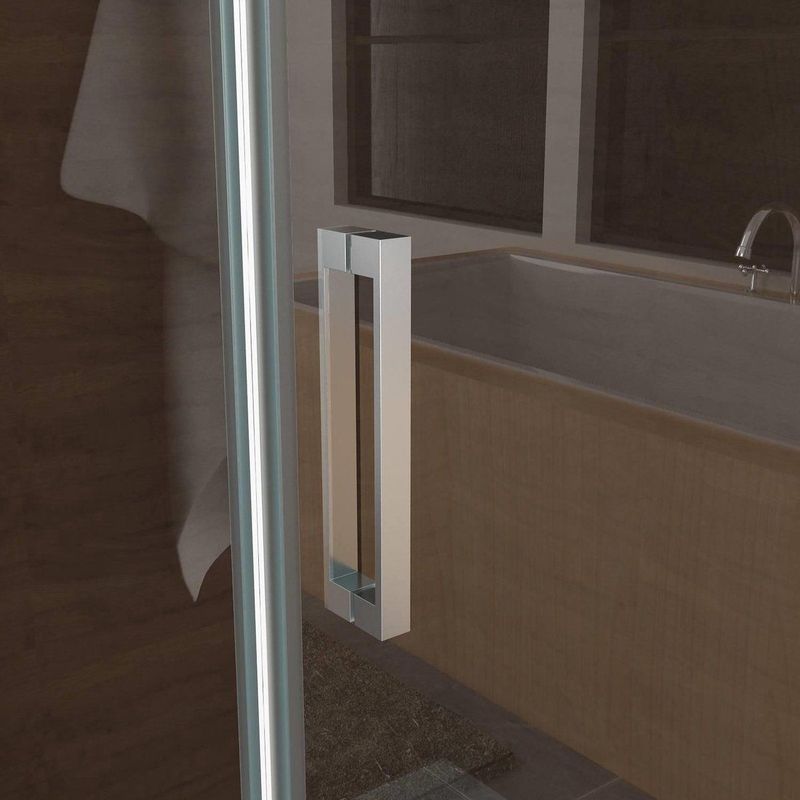 BWS - Atlas - Douchecabine - Kwartrond - 90x90cm - 8mm Veiligheidsglas - Links