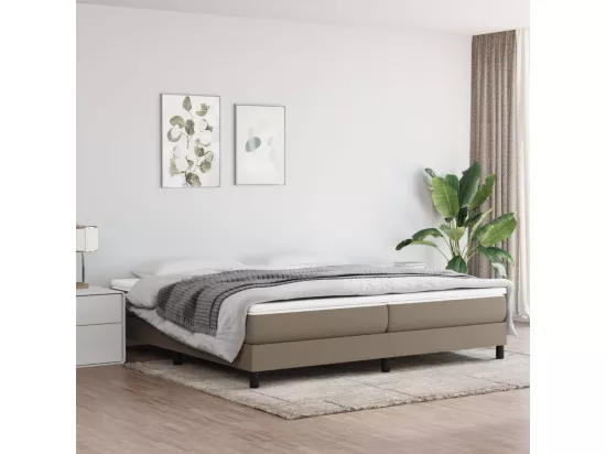 Sommier à lattes de lit Taupe 200x200 cm Tissu