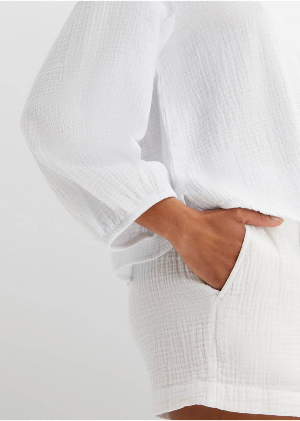 Blouse en gaze de coton