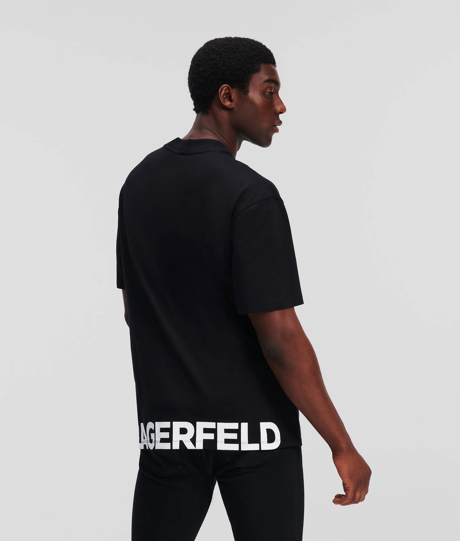 T-SHIRT À OURLET AVEC LOGO KARL