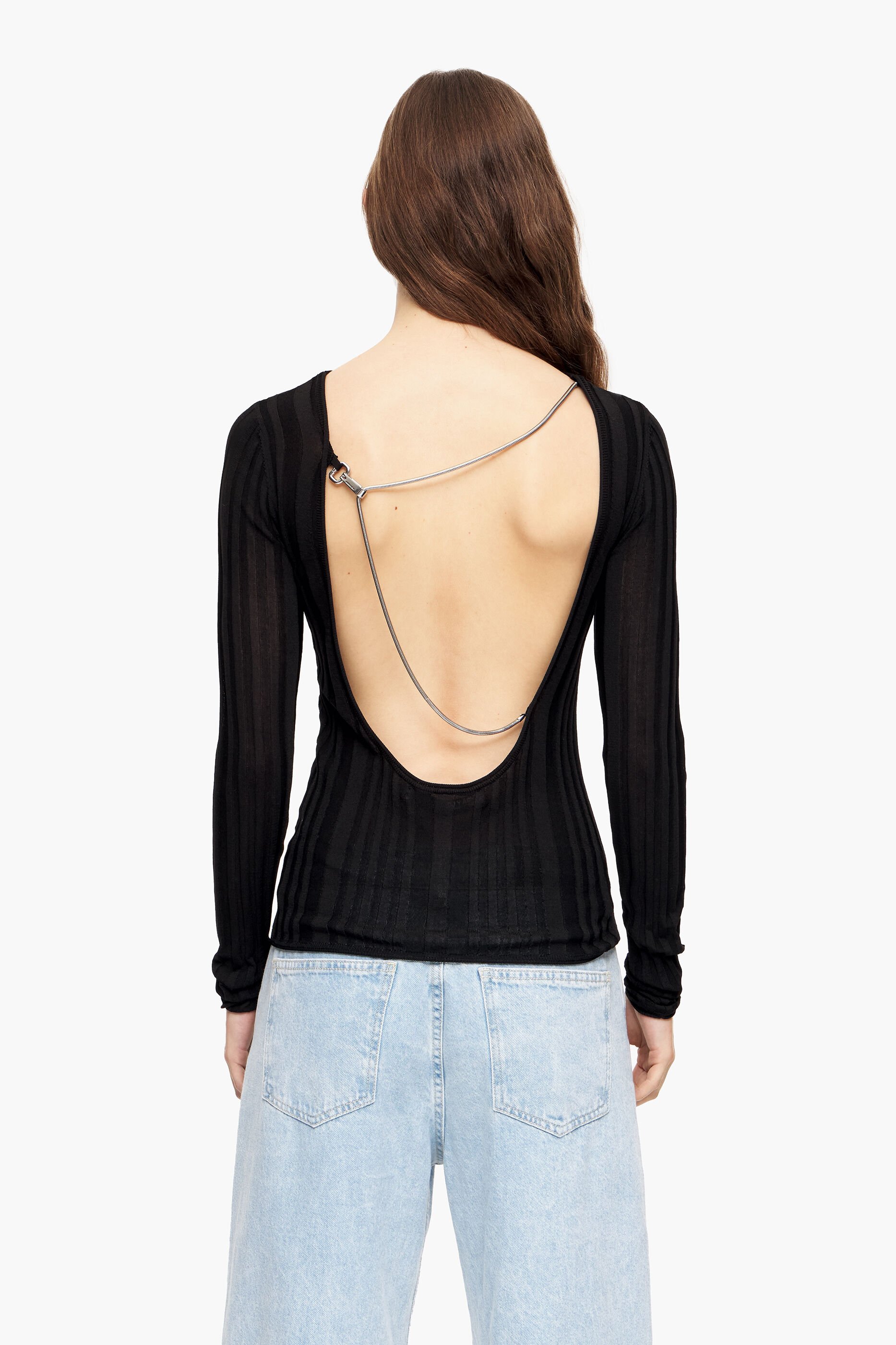 camisa preta justa
