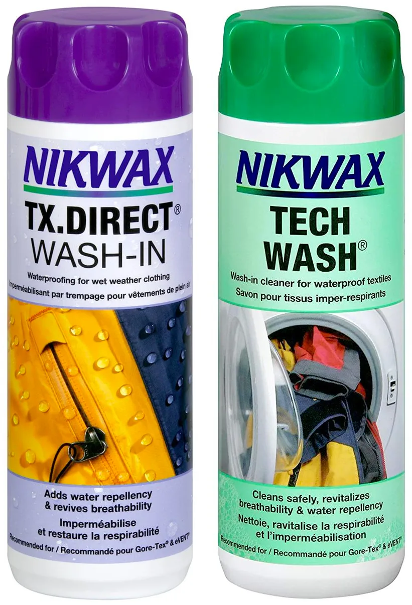 Nikwax 2 pk TX Dir & Tech Wash Display No Color