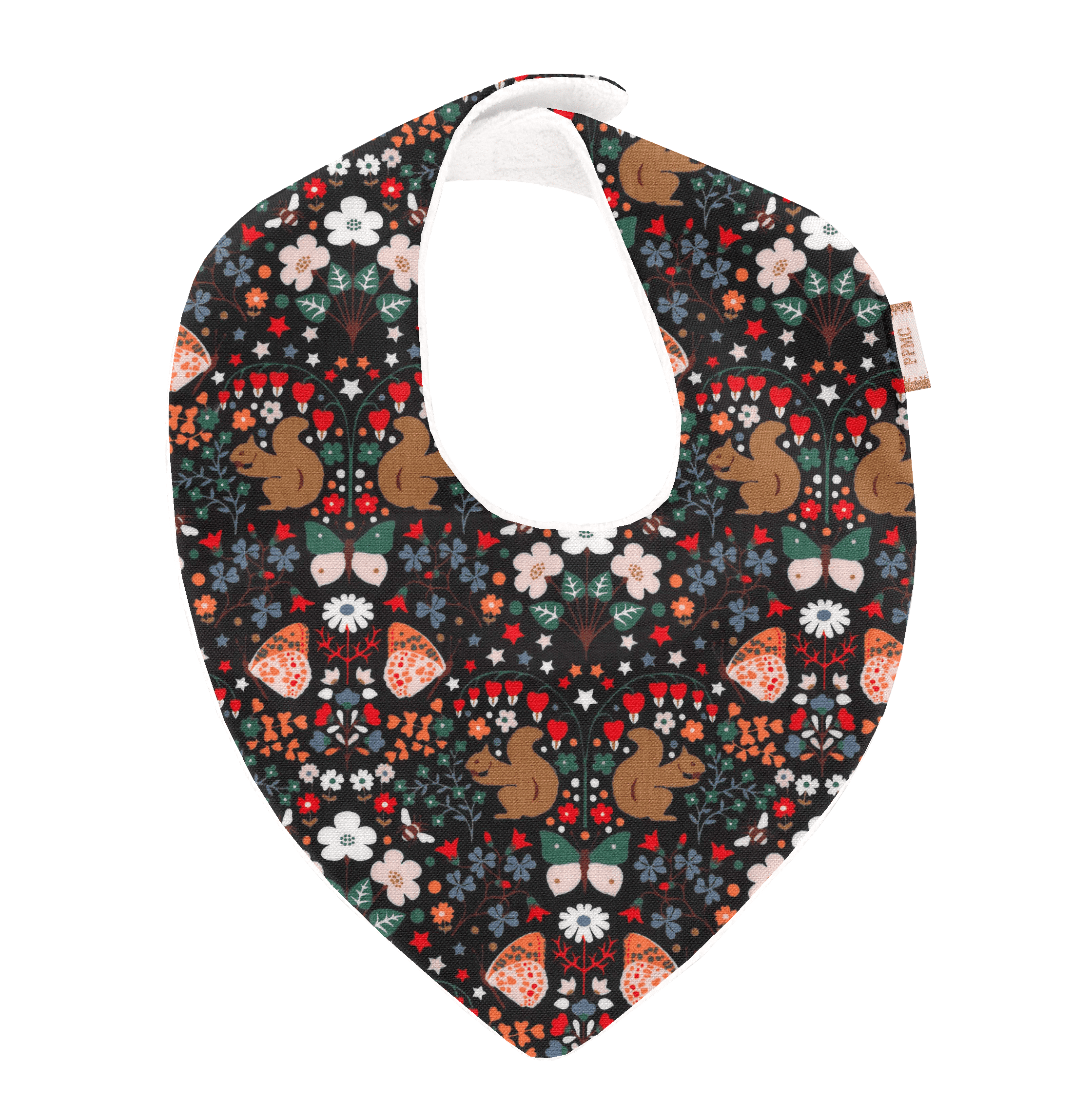 Bavoir Bandana Casse Noisette