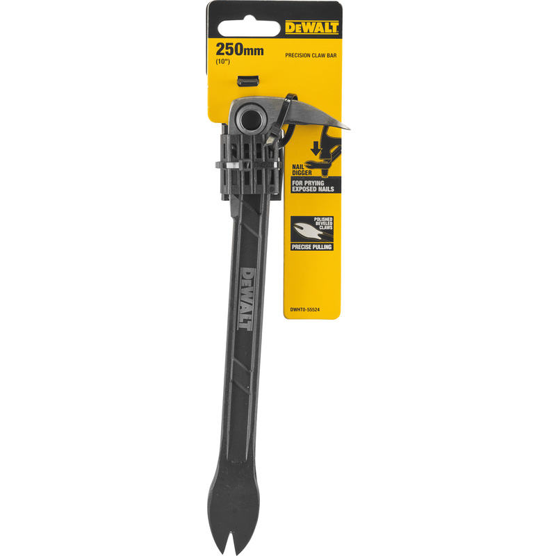 DeWALT Koevoet fijn smalle klauw 250mm