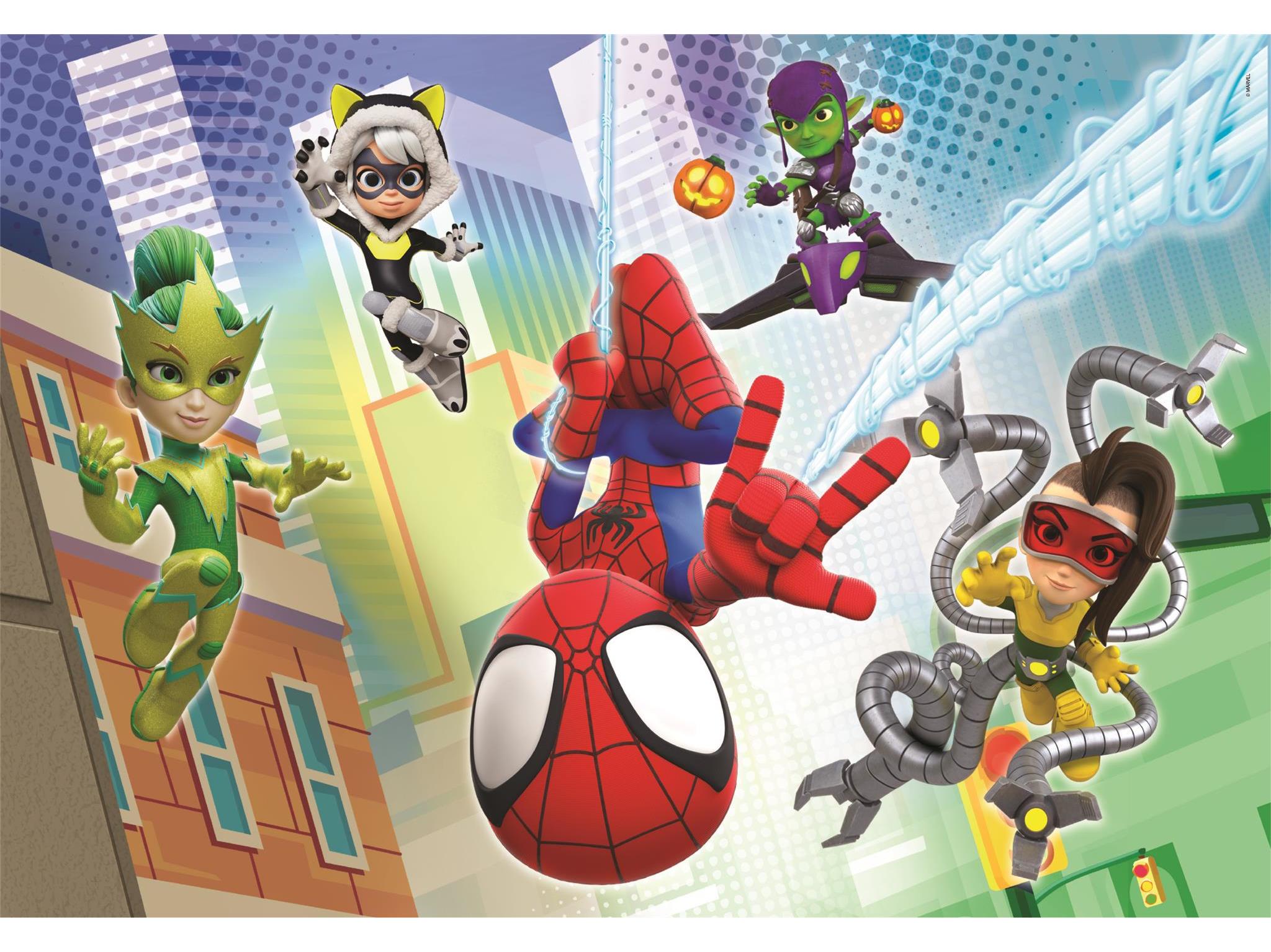PUZZLE SPIDEY CLEMENTONI 2X60 PEÇAS