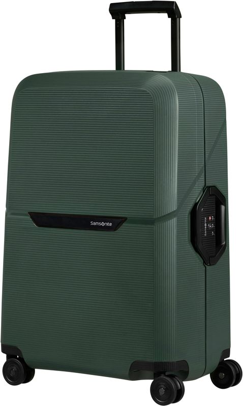Magnum - Eco - Reiskoffer - Zwart - Gemaakt van Gerecycled Polypropyleen - Inhoud 82 L