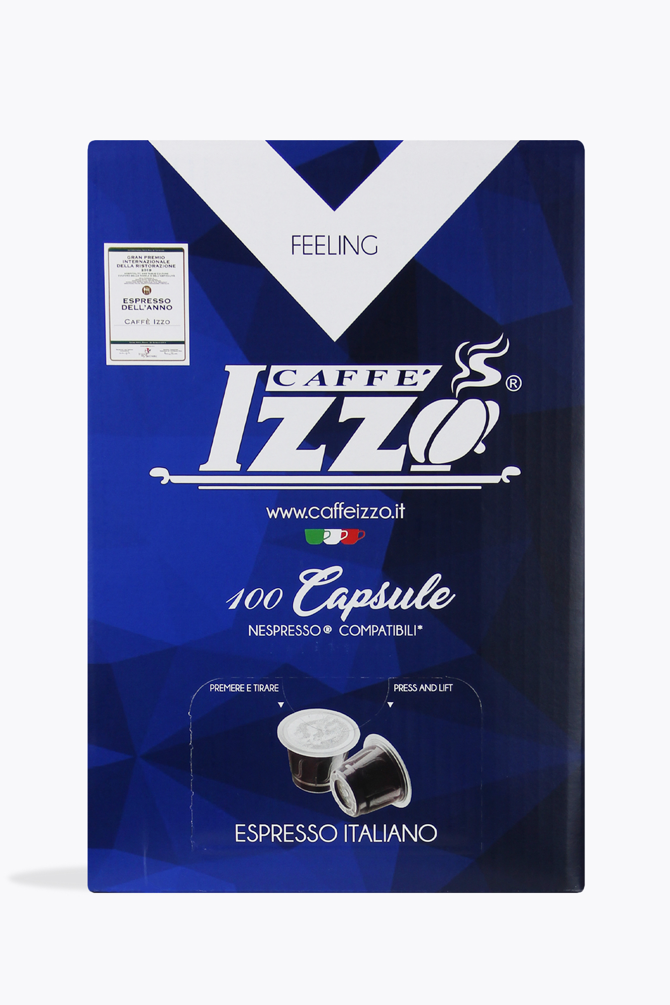 Izzo Grand Espresso 100 Kapseln Nespresso® kompatibel