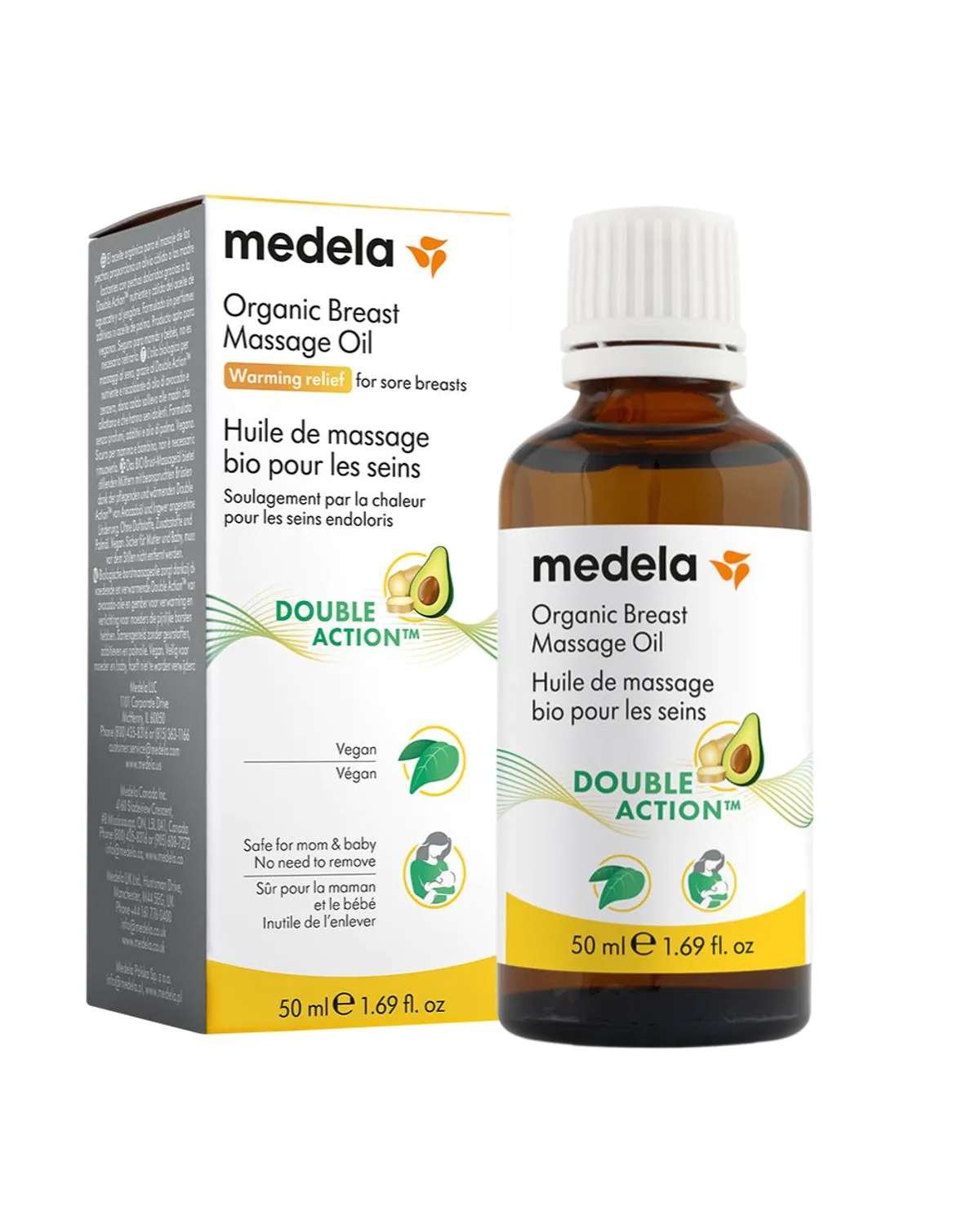 Massasjeolje for brystene – 100% Naturlig – 50ml | Organic Beast Massage Oil