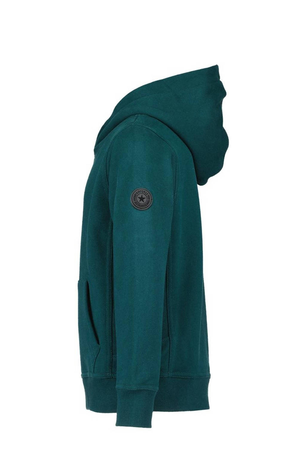Airforce hoodie petrol