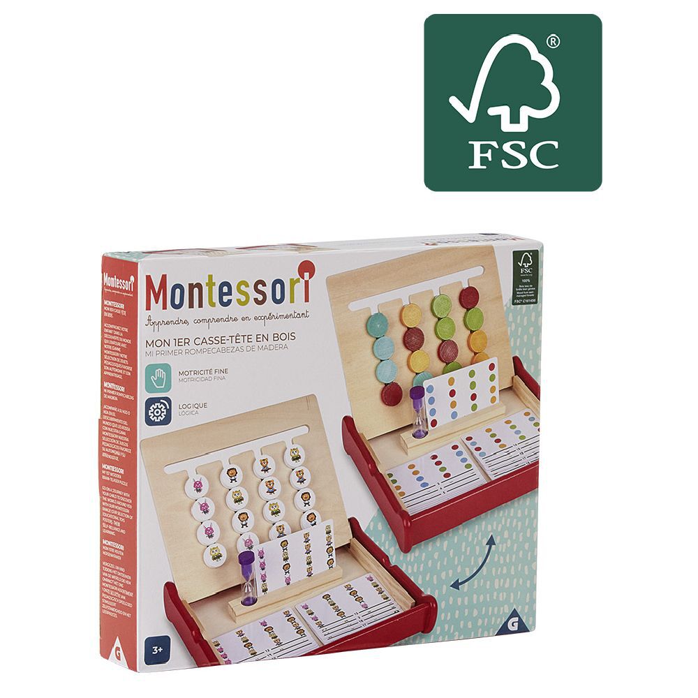 Jeu Mon premier casse-tête Montessori en bois