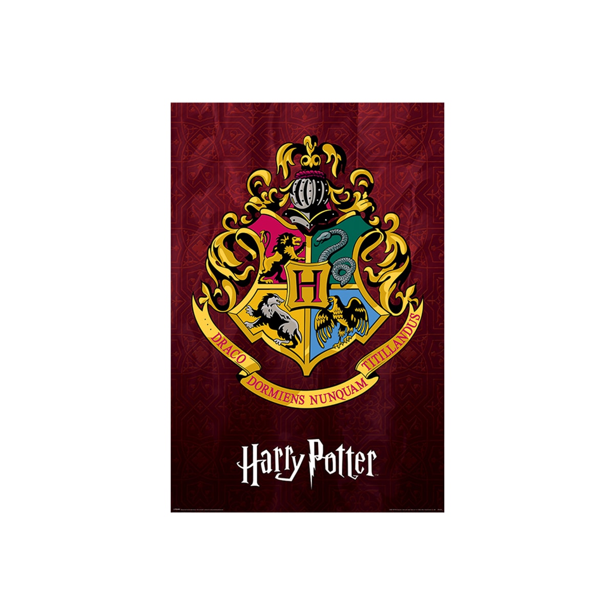 Harry Potter plakat School Crest