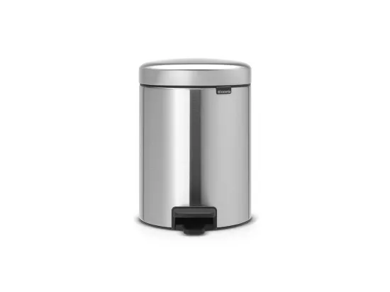 Poubelle à pédale Newicon 5 l Matt Steel Code B