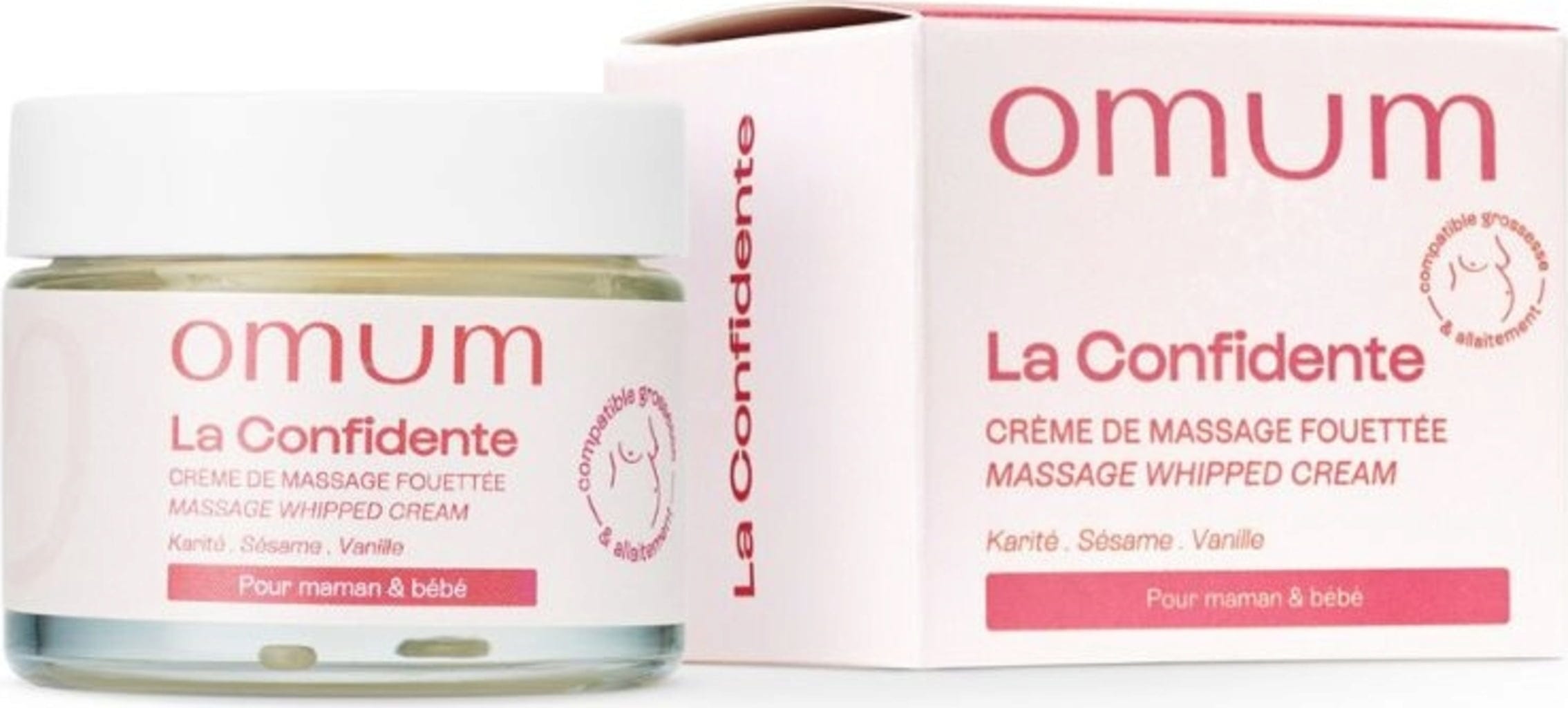 Omum  La Confidente Massage Whipped Cream, 50 ml